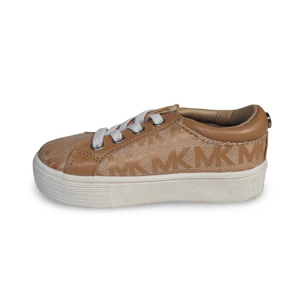 Michael‎ Kors MK Oake 2 Signature Sneakers Tan Toddler 5